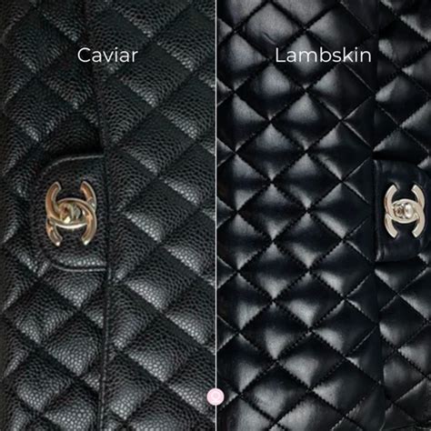 chanel bags leather types|Chanel calfskin vs lambskin.